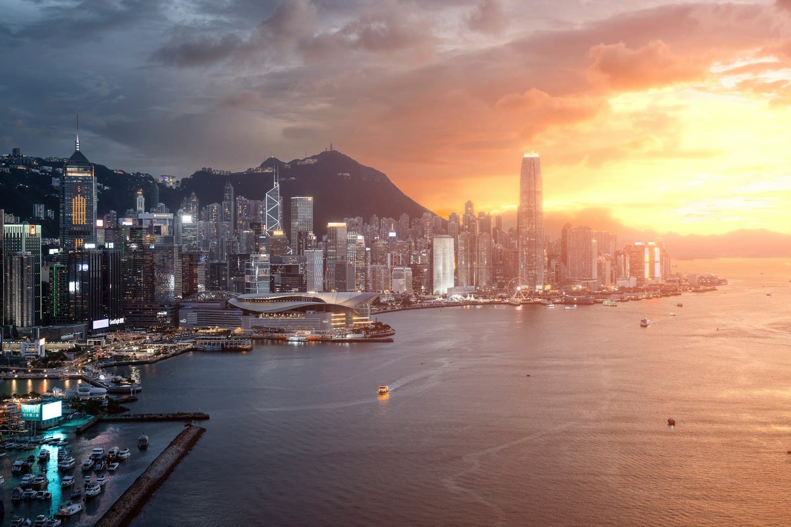 香港城市景色
