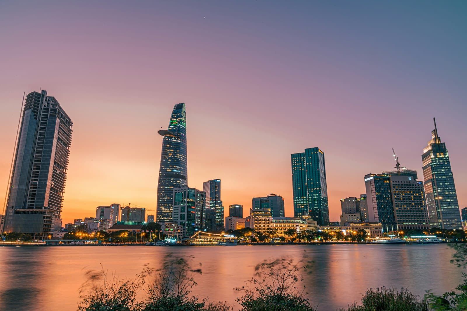 胡志明市城市景色